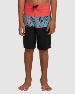 Discount 👏 Billabong Boys 8-16 Tribong Pro Boardshorts MIDNIGHT 🌟 -boys Sales Store abbbs00101 billabongw mid frt1 1