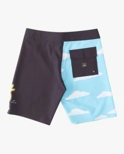 Cheap 🛒 Billabong Boys' The Simpsons Bart Pro Boardshorts 17" BLACK 👏 -boys Sales Store abbbs00144 billabongf blk bck1 1