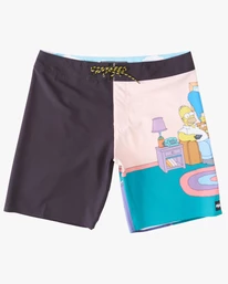 Coupon โค๏ธ Billabong Boys' The Simpsons Family Couch Pro Boardshorts 17" BLACK ๐