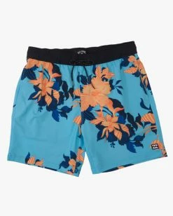 Best deal 👍 Billabong Boy's Sundays Layback Boardshorts 16" NEON BLUE ✨ -boys Sales Store abbbs00158 billabongf nbu frt1 1
