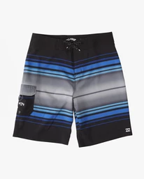 Deals 🎉 Billabong Boy's All Day Stripe Pro Performance 16" Boardshorts BLACK 👏