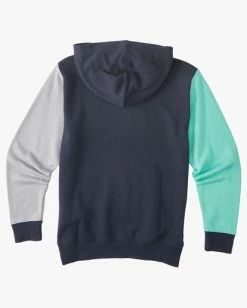 Cheap 🔔 Billabong Boy's United Pullover Hoodie BLUE HAZE 😍 -boys Sales Store abbft00128 billabongf nvy bck1 1