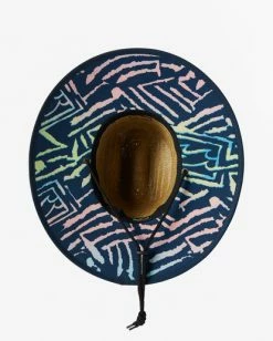 Top 10 😀 Billabong Boys' Tides Print Straw Lifeguard Hat NEON NIGHT 💯 -boys Sales Store abbha00120 billabongp neo dtl1 1