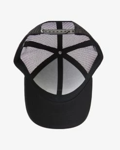 Hot Sale 😍 Billabong Boys' Walled Trucker Hat BLACK/GREY 👏 -boys Sales Store abbha00125 billabongp bgy dtl1 1