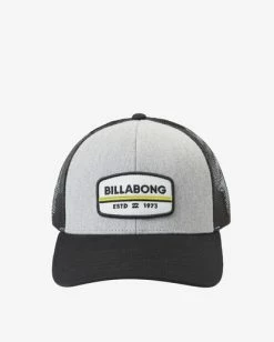 Hot Sale 😍 Billabong Boys' Walled Trucker Hat BLACK/GREY 👏 -boys Sales Store abbha00125 billabongp bgy frt1 1