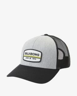 Hot Sale 😍 Billabong Boys' Walled Trucker Hat BLACK/GREY 👏 -boys Sales Store abbha00125 billabongp bgy sd1 1