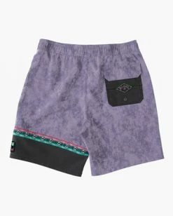 Promo 🌟 Billabong Boy's Burleigh Layback Boardshorts PURPLE HAZE 🛒 -boys Sales Store abbjv00101 billabongf phz bck1 1
