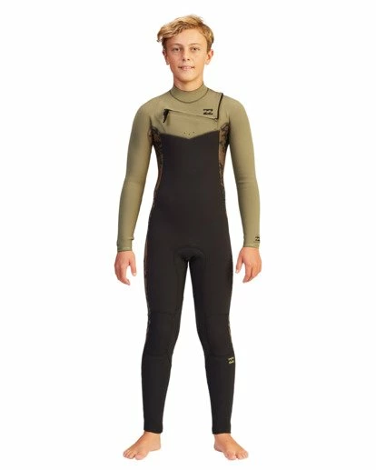 New ๐ Billabong Boys' 4/3 Revolution Full Wetsuit MILITARY โ๏ธ 8 New ๐ Billabong Boys' 4/3 Revolution Full Wetsuit MILITARY โ๏ธ - Image 8