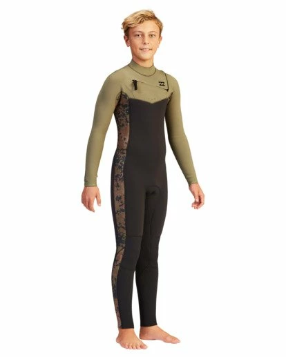 New ๐ Billabong Boys' 4/3 Revolution Full Wetsuit MILITARY โ๏ธ 12 New ๐ Billabong Boys' 4/3 Revolution Full Wetsuit MILITARY โ๏ธ - Image 12
