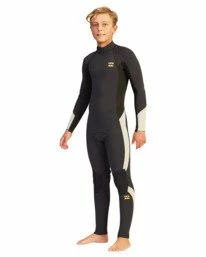 Brand new ๐ Billabong Boys' 4/3 Absolute Back Zip Full Wetsuit NAVY ๐