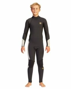 Brand new 🛒 Billabong Boys' 4/3 Absolute Back Zip Full Wetsuit NAVY 🎁 -boys Sales Store abbw100110 billabongw kyh0 sd2 1