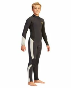 Brand new 🛒 Billabong Boys' 4/3 Absolute Back Zip Full Wetsuit NAVY 🎁 -boys Sales Store abbw100110 billabongw kyh0 sd5 1