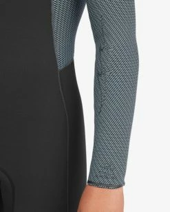 Discount 🥰 Billabong Boy's 3/2 Revolution Chest Zip Full Wetsuit ANTIQUE BLACK 🔥 -boys Sales Store abbw100123 billabongw aqk dtl1 1