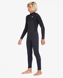 New 🌟 Billabong Boy's 4/3 Revolution Chest Zip Full Wetsuit BLACK 🌟