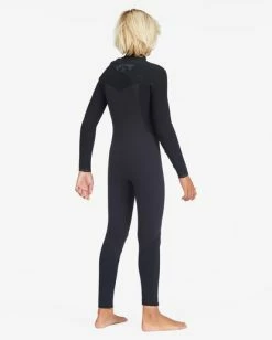 New 🌟 Billabong Boy's 4/3 Revolution Chest Zip Full Wetsuit BLACK 🌟 -boys Sales Store abbw100124 billabongw blk sd3 1