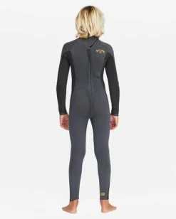 Best reviews of ✨ Billabong Boy's 3/2 Absolute Back Zip Full Wetsuit NEON NIGHT 😍 -boys Sales Store abbw100126 billabongw gra bck1 1