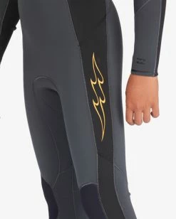 Best reviews of 🧨 Billabong Boy's 4/3 Absolute Chest Zip Full Wetsuit GRAPHITE 👍 -boys Sales Store abbw100130 billabongw gra dtl2 1