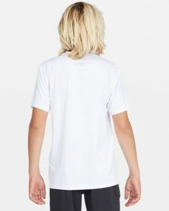 Flash Sale ✔️ Billabong Boys' All Day Wave Loose Fit Short Sleeve Surf Tee NAVY 👍 -boys Sales Store abbwr00100 billabongw wht bck1 1