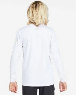 New 🧨 Billabong Boys' All Day Wave Loose Fit Long Sleeve Surf Tee DUSTY MELON ❤️ -boys Sales Store abbwr00105 billabongw wht bck1 1