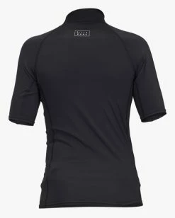 Flash Sale ✨ Billabong Boys 8-16 All Day Wave Performance Fit Rash Vest BLACK 🌟 -boys Sales Store abbwr00113 billabongv blk bck1 1