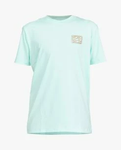 Cheap 😉 Billabong Boy's Crayon Wave Loose Fit Short Sleeve Surf Tee MINT 😉 -boys Sales Store abbwr00130 billabongv mnt frt1 1