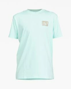 Cheap 😉 Billabong Boy's Crayon Wave Loose Fit Short Sleeve Surf Tee MINT 😉 -boys Sales Store abbwr00130 billabongv mnt sd2 1