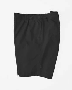Best reviews of ✔️ Billabong Boy's Larry Layback Shorts 16" GRAVEL 🧨 -boys Sales Store abbws00124 billabongf blk sd1 1