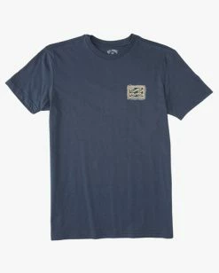 Wholesale 🛒 Billabong Boy's Crayon Wave Short Sleeve T-Shirt BLACK 🥰 -boys Sales Store abbzt00292 billabongf nvy frt1 1