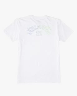 New 🔔 Billabong Boy's Arch Fill Short Sleeve T-Shirt NAVY 🤩 -boys Sales Store abbzt00293 billabongf wht bck1 1