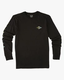 Budget 🛒 Billabong Boy's Unity Long Sleeve T-Shirt BLACK 🧨
