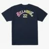 Best Pirce ❤️ Billabong Boys' Arch Fill Short Sleeve T-Shirt NAVY 🔥