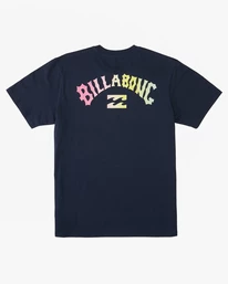 Best Pirce ❤️ Billabong Boys' Arch Fill Short Sleeve T-Shirt NAVY 🔥
