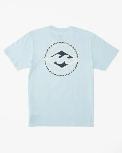 Deals 😀 Billabong Boys' Rotor Diamond Short Sleeve T-Shirt COASTAL ✔️ -boys Sales Store abbzt00332 billabongf ctl frt1 1