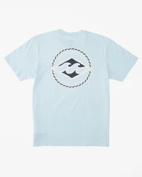 Deals 😀 Billabong Boys' Rotor Diamond Short Sleeve T-Shirt COASTAL ✔️