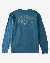 Flash Sale 🔔 Billabong Boys' Theme Arch Long Sleeve T-Shirt NAVY 🎁