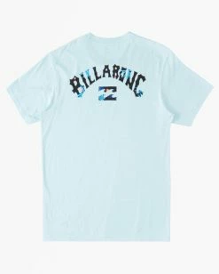 Best Pirce ⌛ Billabong Boy's Arch Fill T-Shirt TEAL 🤩 -boys Sales Store abbzt00355 billabongf ctl frt1 1