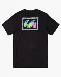 Best Pirce ⭐ Billabong Boy's Crayon Wave T-Shirt BLACK 🧨
