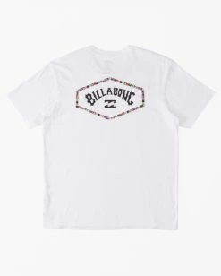 Best Sale 🤩 Billabong Boy's Exit Arch T-Shirt WHITE ✨ -boys Sales Store abbzt00357 billabongf wht frt1 1