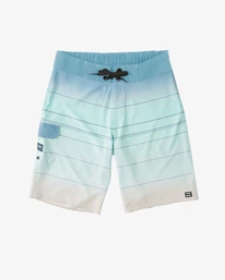 Cheapest 🛒 Billabong Boys' (2-7) All Day Stripe Pro Boardshorts 14" RED WHITE BLUE 🔔