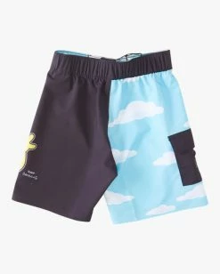Deals 💯 Billabong Boys' (2-7) The Simpsons Bart Pro Boardshorts 13" BLACK 🤩 -boys Sales Store abtbs00128 billabongf blk bck1 1