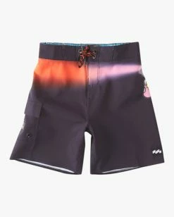 Cheap ✨ Billabong Boys' (2-7) The Simpsons El Barto Pro Boardshorts 13" BLACK 🎉 -boys Sales Store abtbs00129 billabongf blk frt1 1