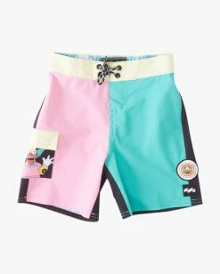 Top 10 🌟 Billabong Boys' (2-7) The Simpsons Krusty Lo Tide Boardshorts 13" BLACK 🎉 -boys Sales Store abtbs00135 billabongf blk frt1 1