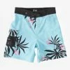 Deals 🥰 Billabong Boy's (2-7) Sundays Pro Performance 13" Boardshorts NEON BLUE ✔️