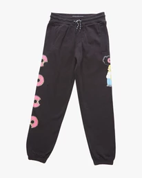 Deals 🥰 Billabong Boys' (2-7) The Simpsons Donut Sweatpants BLACK 😉