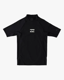 Promo 🔔 Billabong Boys' (2-7) All Day Wave Performance Fit Short Sleeve Rashguard RED 😉