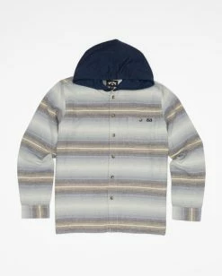 Budget 😍 Billabong Boy's (2-7) Baja Hooded Flannel 👕 Shirt BLUE HAZE 👏 6 Budget 😍 Billabong Boy's (2-7) Baja Hooded Flannel 👕 Shirt BLUE HAZE 👏 -boys Sales Store abtwt00110 billabongf bn4 frt1 1