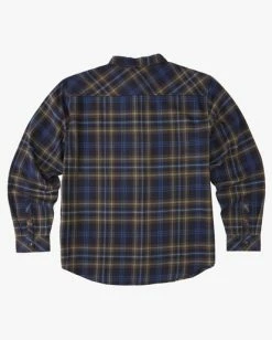 Top 10 🔔 Billabong Boy's (2-7) Coastline Flannel 👕 Shirt REAL TEAL ❤️ -boys Sales Store abtwt00113 billabongf mid bck1 1