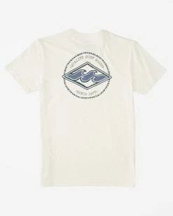 Cheapest 🤩 Billabong Boy's (2-7) Rotor Diamond Short Sleeve T-Shirt OFF WHITE 😉 -boys Sales Store abtzt00216 billabongf ofw bck1 1