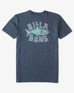 Coupon 🧨 Billabong Boy's (2-7) Sharky Short Sleeve T-Shirt NAVY 😍 -boys Sales Store abtzt00222 billabongf nvy bck1 1