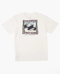 Best Sale 👏 Billabong Boys' (2-7) Crayon Wave Short Sleeve T-Shirt WASHED BLACK 😍